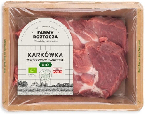 Karkówka krojona surowa ekologiczna (ok. 300 g) - Farmy Roztocza (EKO) (dostępność: pon - pt)