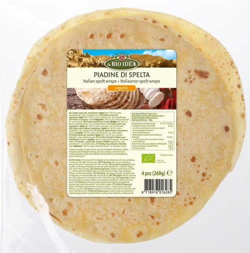 Piadina orkiszowa(4 szt. 260 g - La Bio Idea (EKO)