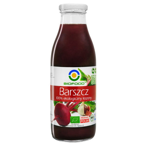 Barszcz z buraków kiszonych bezglutenowy 500 ml - Bio Food (EKO)