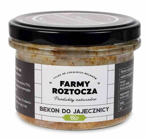 Bekon Do Jajecznicy Bio 180 G (Słoik)  -  FARMY ROZTOCZA