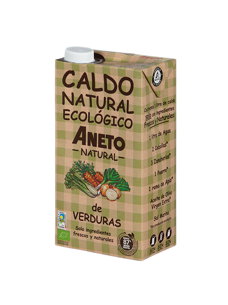 Bulion warzywny w płynie bezglutenowy 1 l - Aneto Natural (EKO)