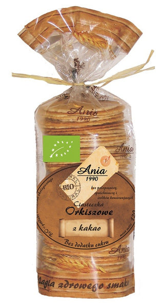 Ciastka orkiszowe z kakao 120 g - Bio Ania (EKO)