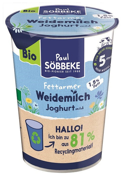 Jogurt naturalny 1,5 % 500 g - Sobbeke (EKO)