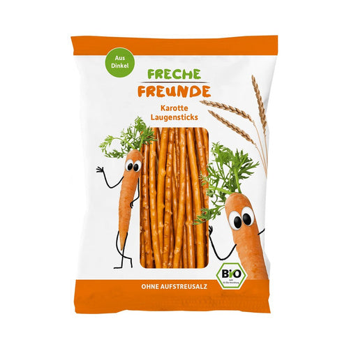 Paluszki orkiszowe z marchewką dla dzieci 75 g - Freche Freunde (EKO)