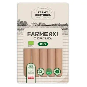 Parówki z kurczaka farmerki 250 g - Farmy Roztocza (EKO)
