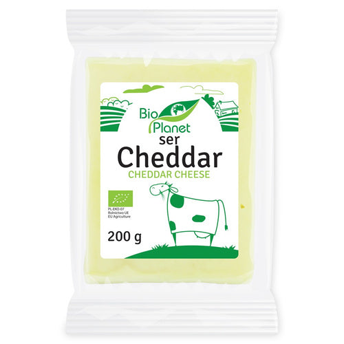 Ser cheddar 200 g kostka - Bio Planet (EKO)