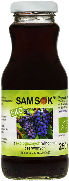 Sok z czerwonych winogron NFC 250 ml - Viands (EKO)