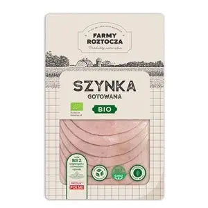Szynka gotowana ekologiczna plastry 100 g - Farmy Roztocza (EKO)