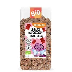 Wegańskie żelki bez żelatyny owocowe bezglutenowe 400 g - Biominki (EKO)