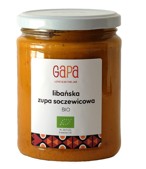Zupa z soczewicą libańska 450 g - Gapa (EKO)