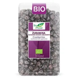 Żurawina słodzona sokiem jabłkowym 1 kg - Bio Planet (EKO)